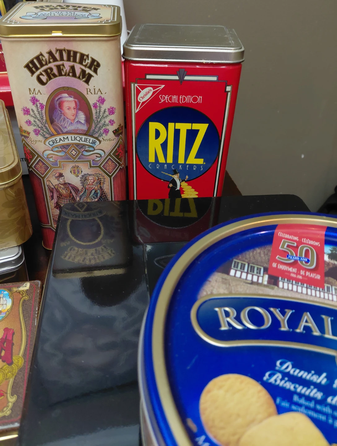 Vintage Collector Tin Lot - Coffee, Three Nuns, Heather Cream - photo 2