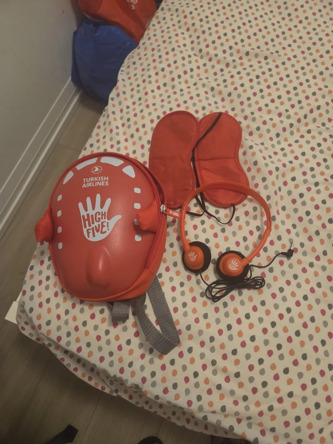 Turkish Airlines "High Five!" Kids Travel Set with Backpack