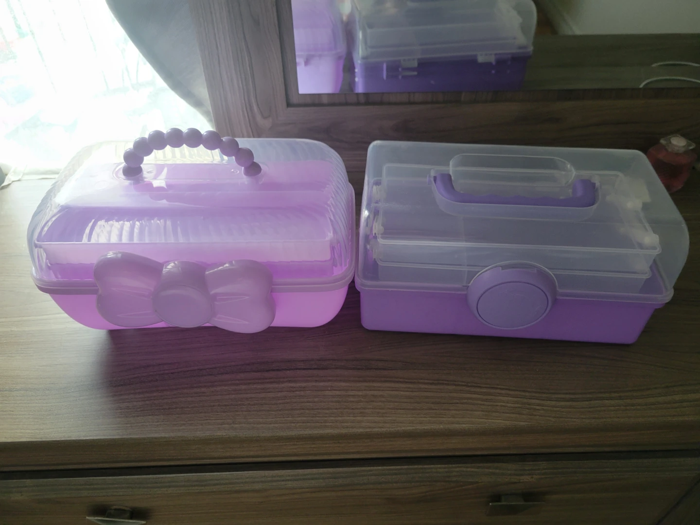 $10 each Purple Hello Kitty Style Organizer Box