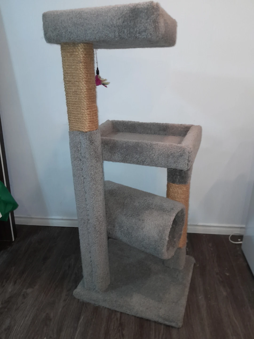 Cat tower with a bell - photo 3