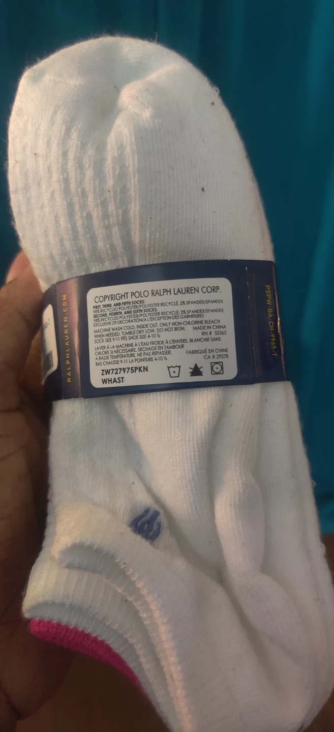 Polo Ralph Lauren No-Show Socks - 6 Pairs - photo 3