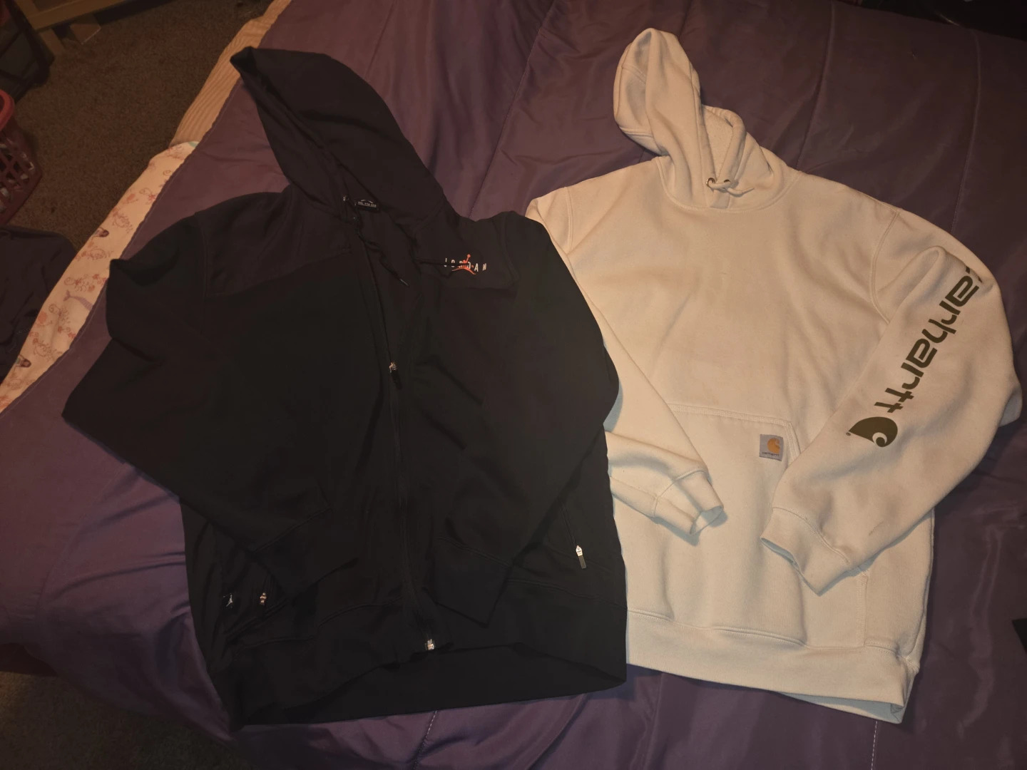 Jordan Brand Full Zip Hoodie & Carhartt Hoodie Bundle