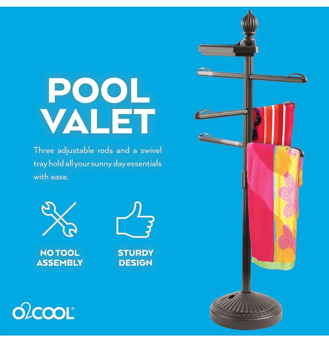 O2Cool Pool Valet with Swiveling Accessory Tray - photo 3