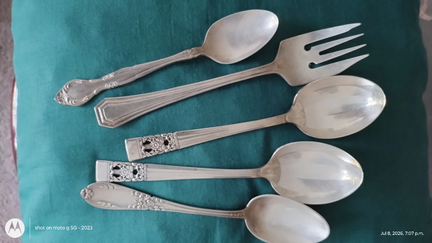 Silver Plated Serving Utensils Set - photo 3