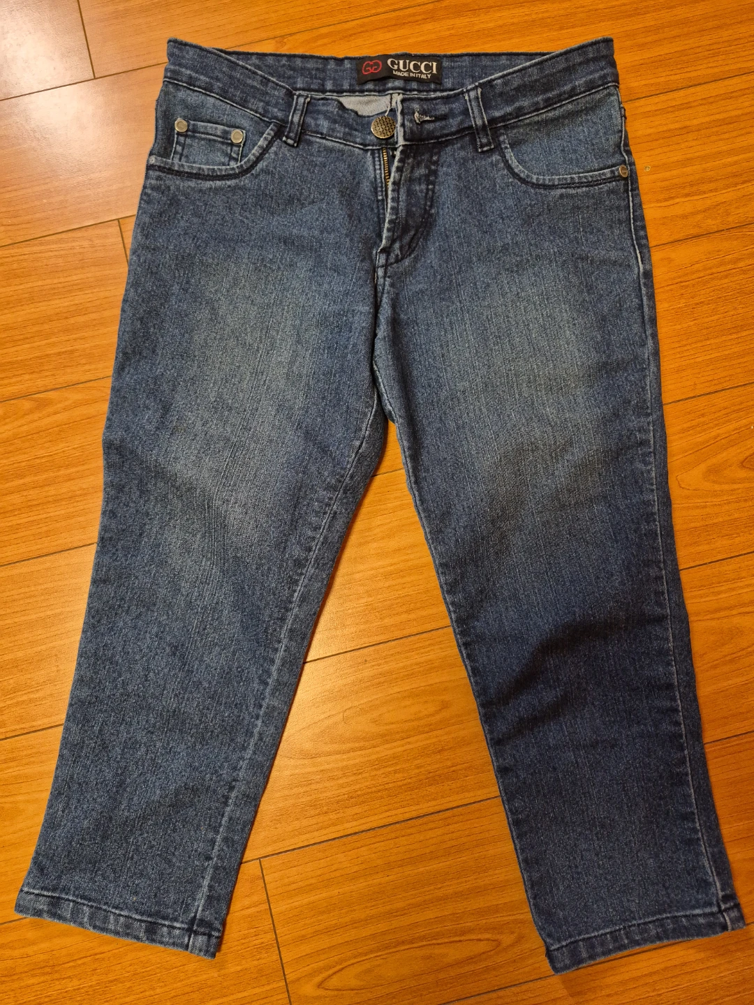 GUCCI Blue Denim Capris - photo 2