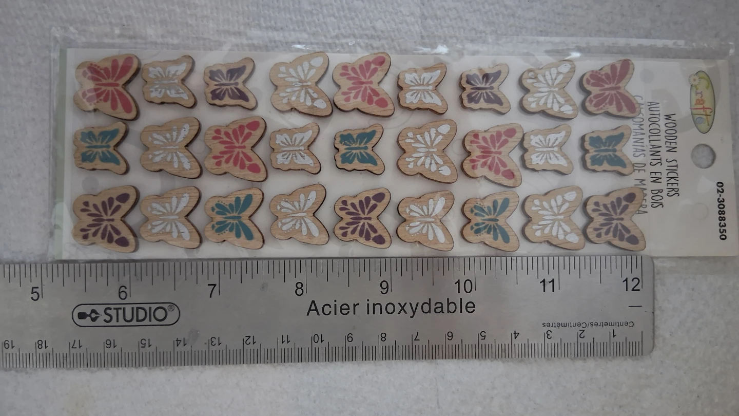 #Freecycle ❤️ Wooden Butterfly Stickers