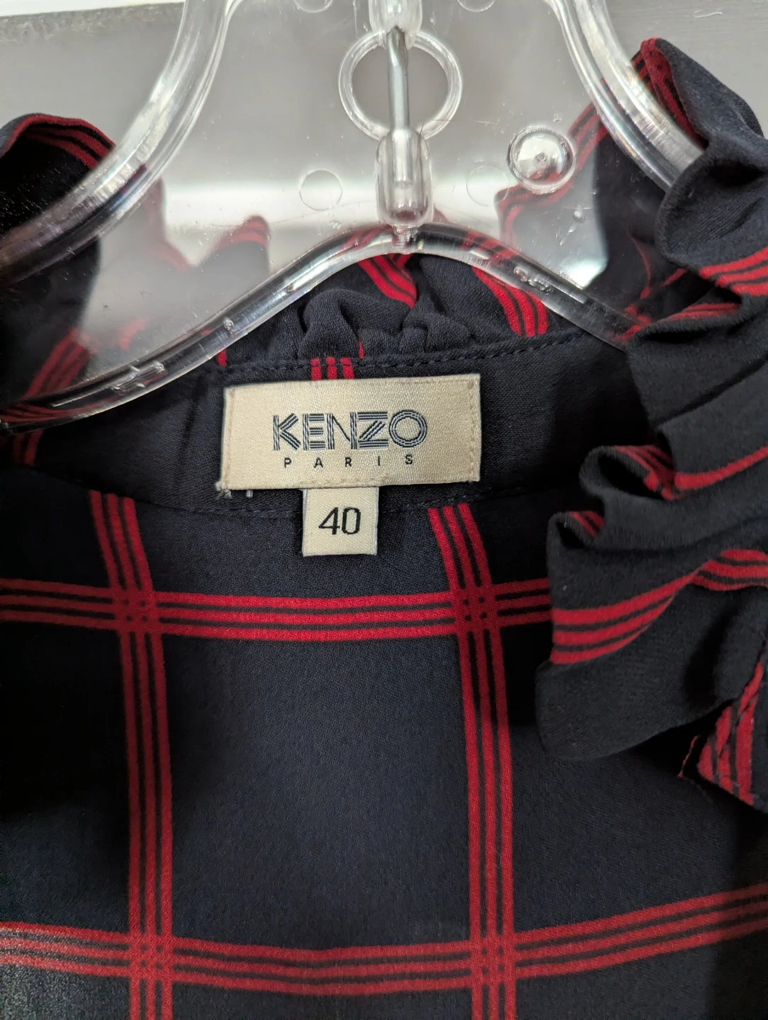 KENZO PARIS Sleeveless Ruffle Blouse - Size 40 - photo 2