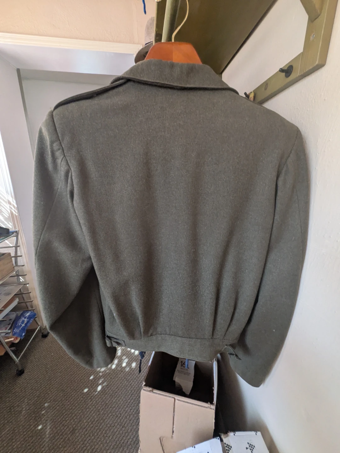 Olive Green Military Style Jacket - photo 2