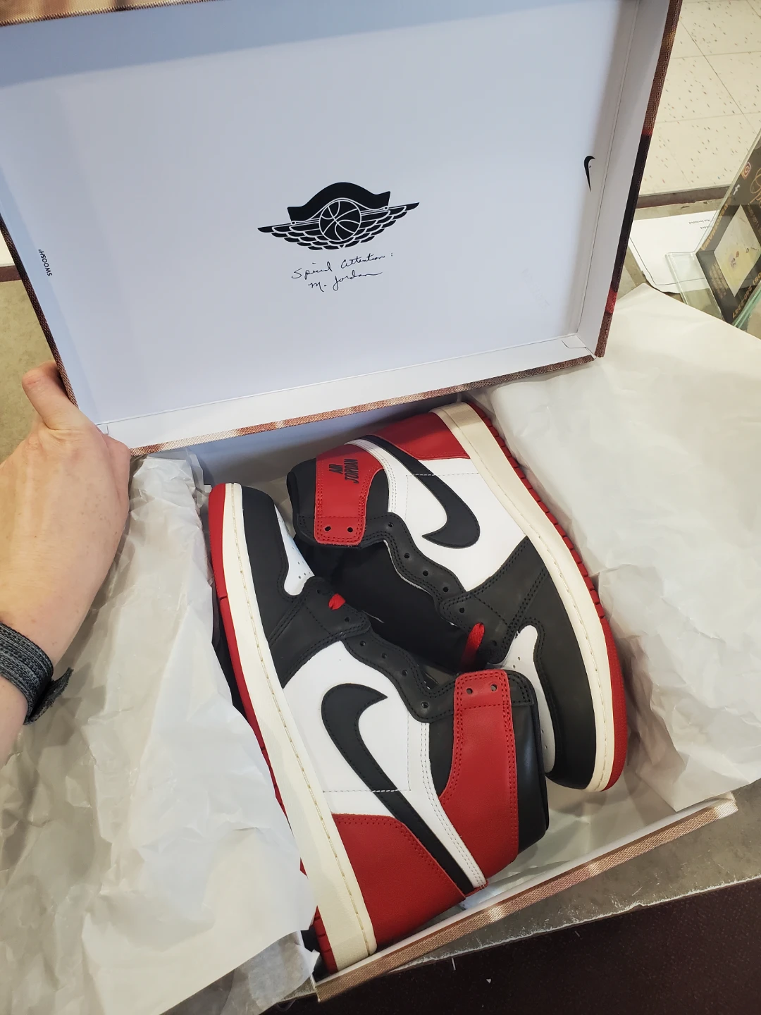 Air Jordan 1 Trophy Room Chicago 10M - photo 2