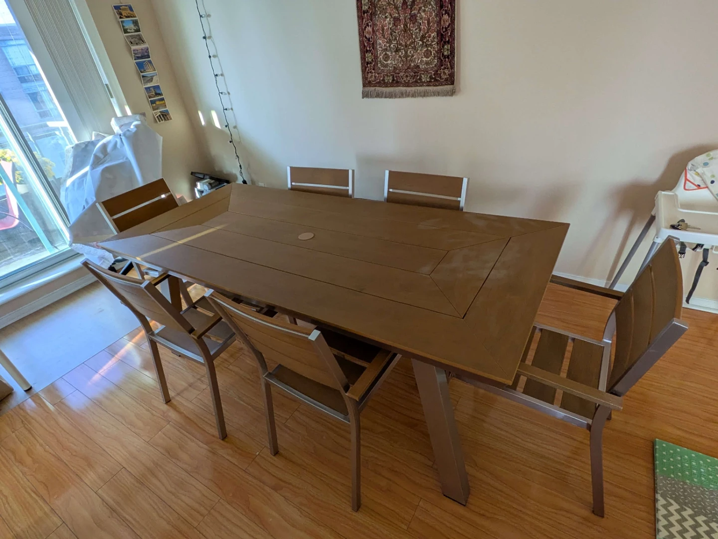 Dining Set with Table and 6 Chairs