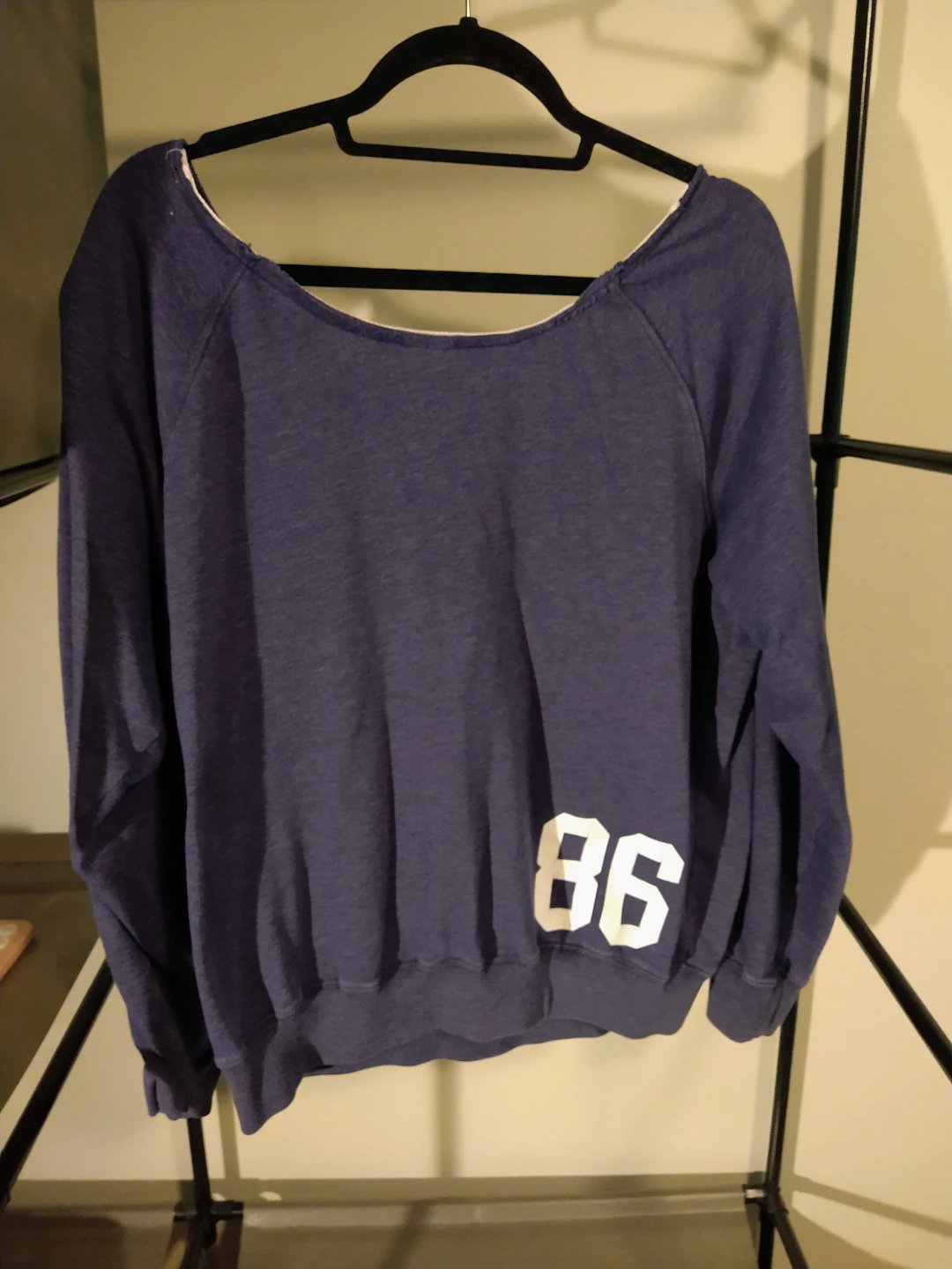 Victoria's Secret PINK Off-The-Shoulder Sweatshirt Medium - photo 4