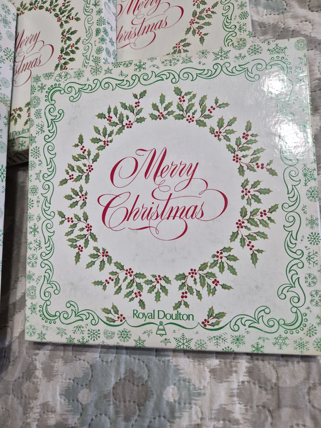 Royal Dalton 1st-6th of the series Christmas Plates - photo 2