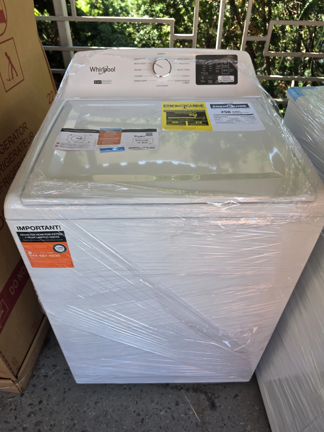Whirlpool Top Load Washer with 2 in 1 Removable Agitator