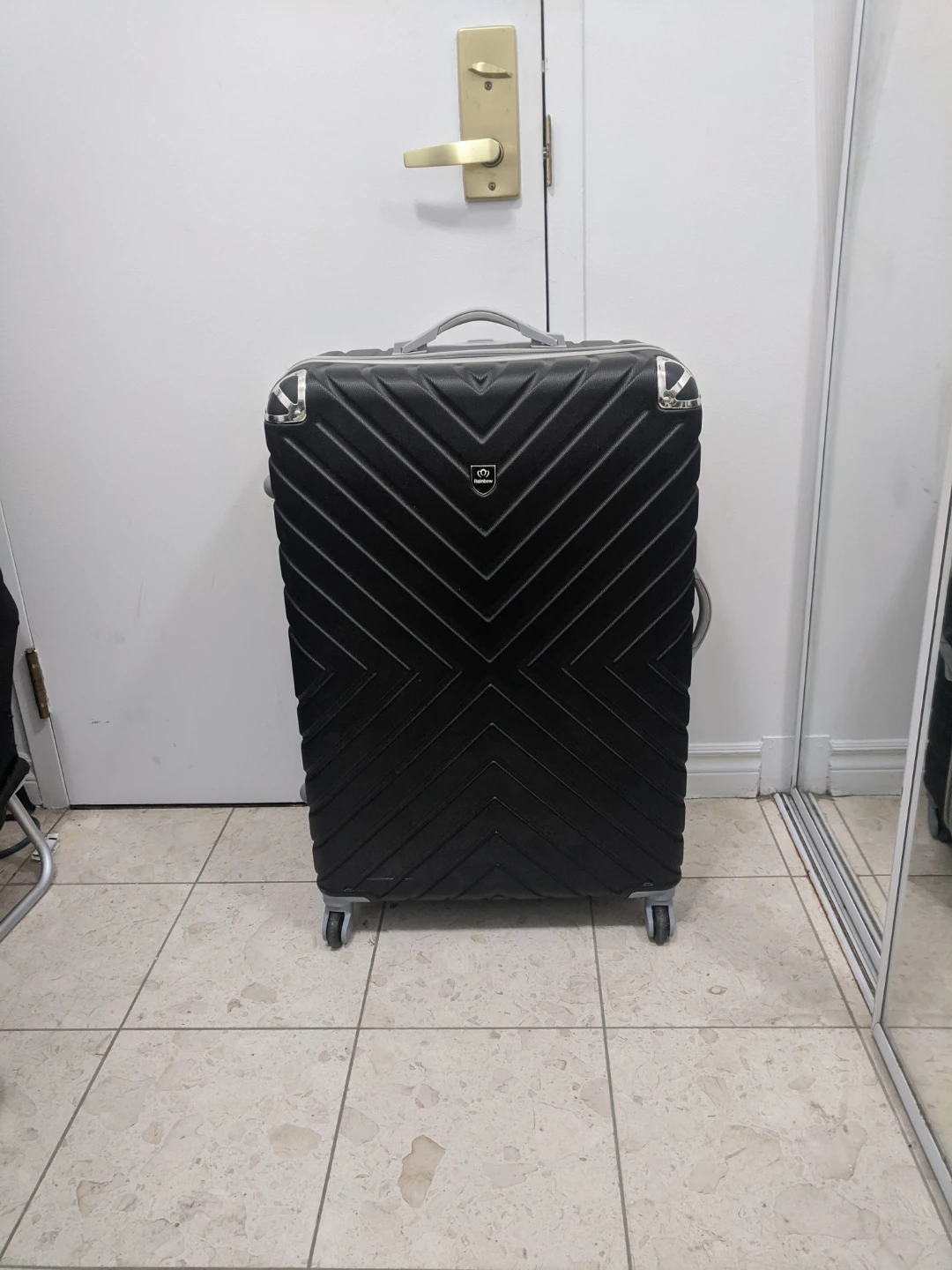 Black Hardside Spinner Suitcase
