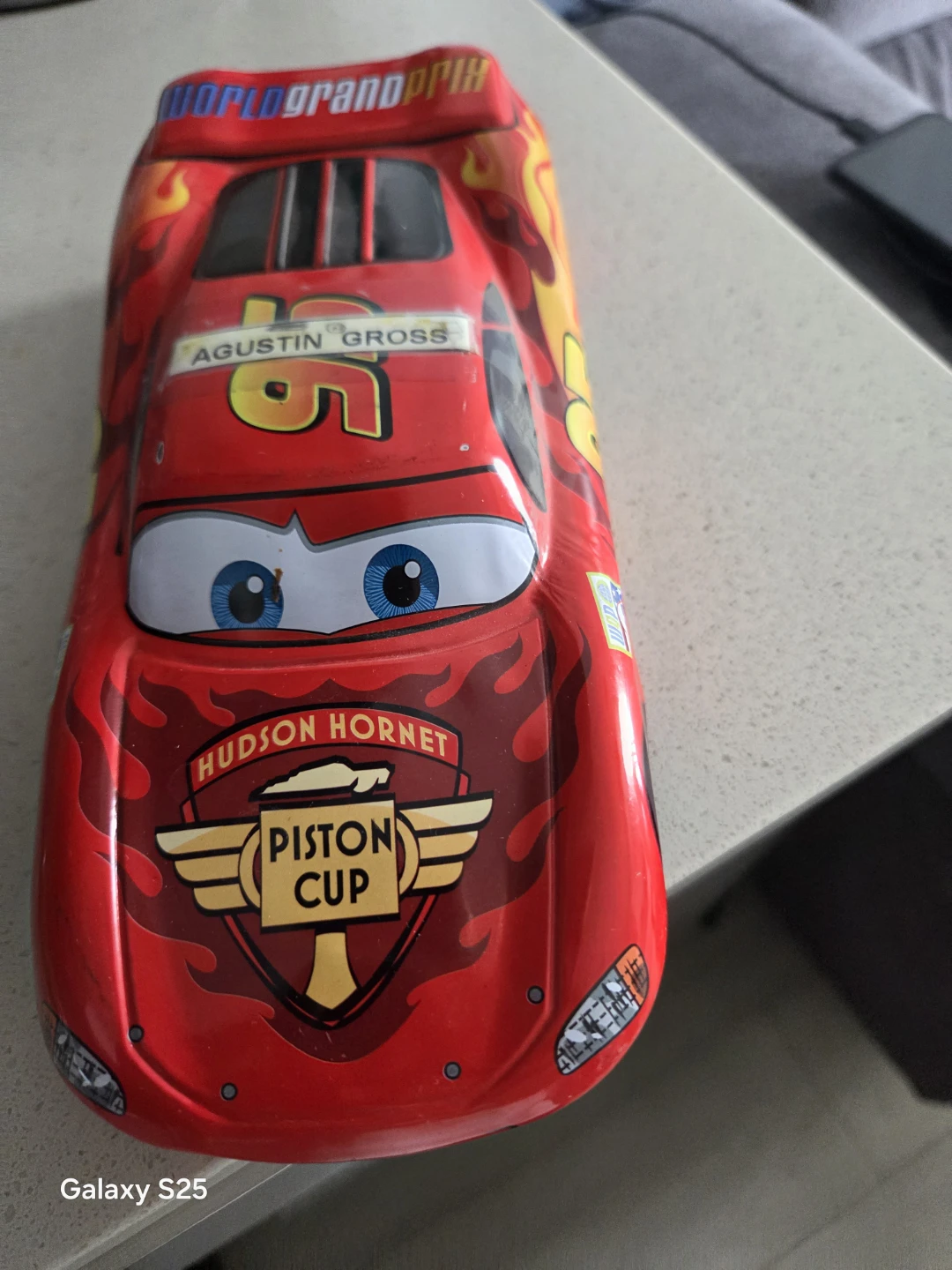 Disney Pixar Cars Lightning McQueen Pencil Case Tin
