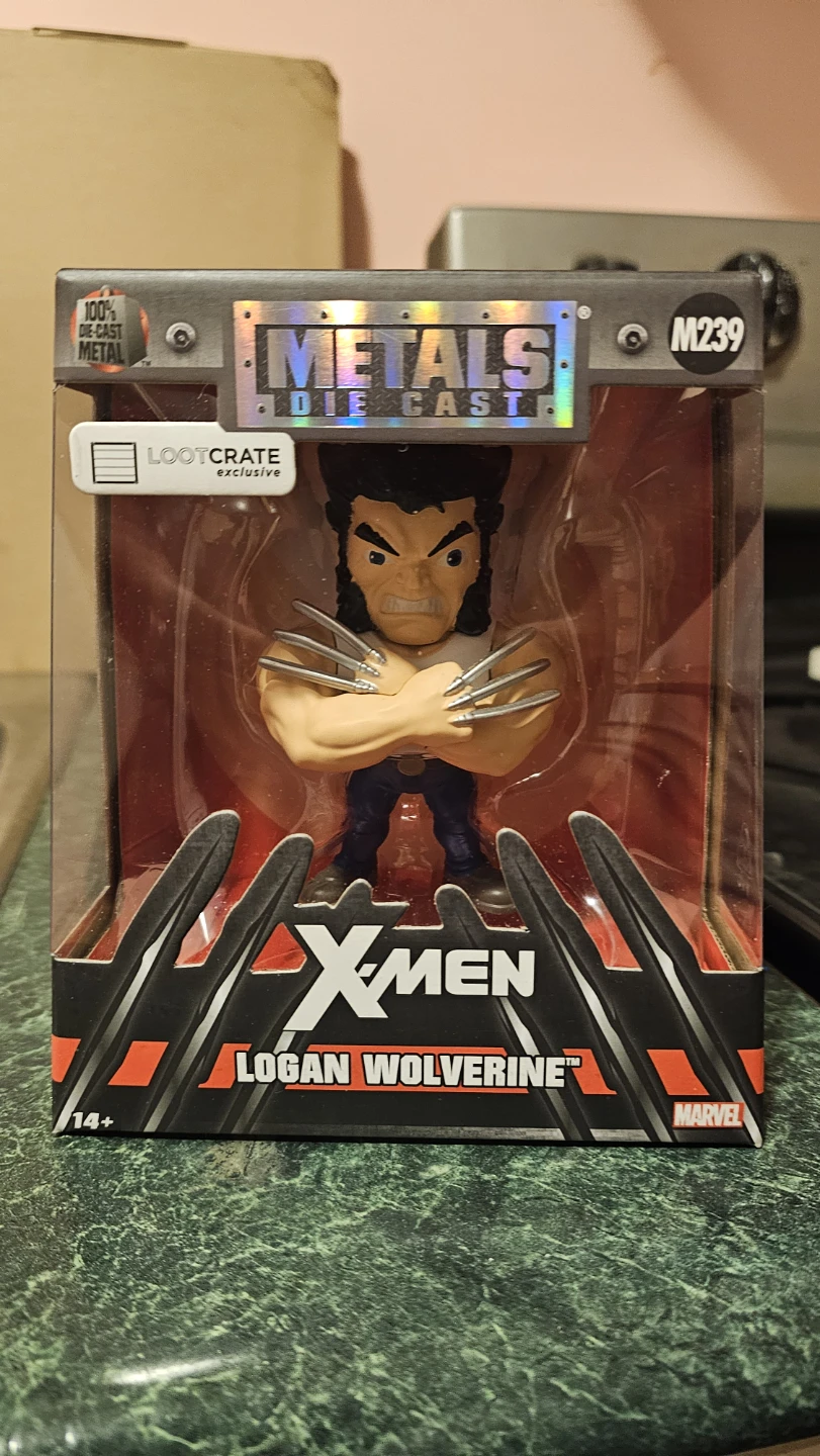 Loot Crate Metals Die Cast Logan Wolverine Figure