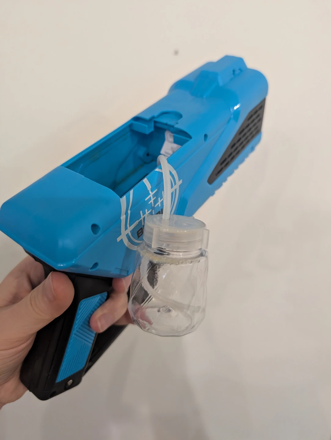 Powerful Bubble Gun for Kids (Blue) - photo 3