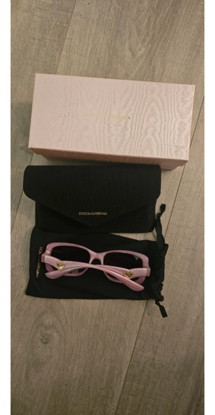 New Dolce & Gabbana Pink Heart Sunglasses - photo 2