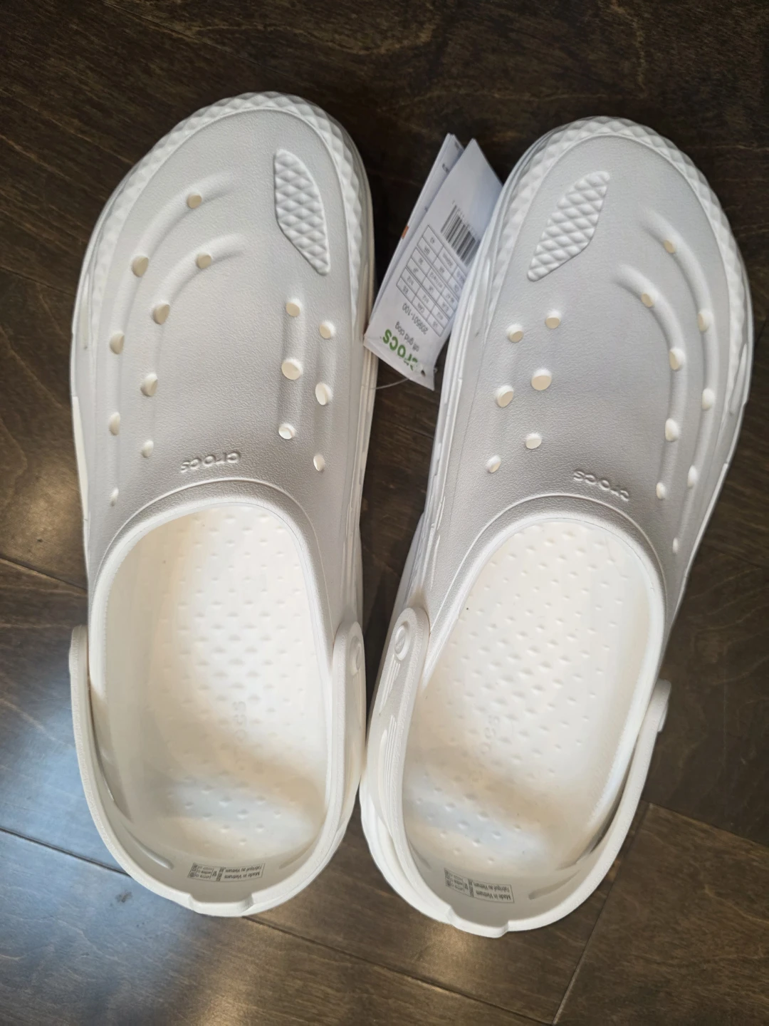 New crocs - size 12 white - photo 2
