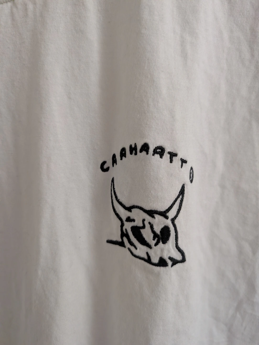 Rarely worn Carhartt Work in Progress White Graphic T-Shirt M - photo 3