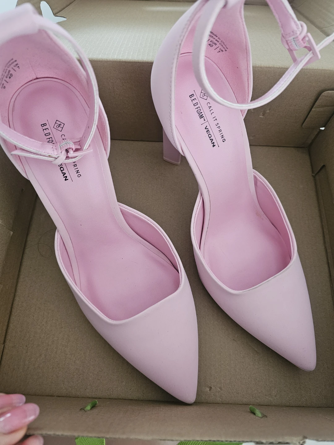 Call It Spring Pink Vegan Heels - photo 2