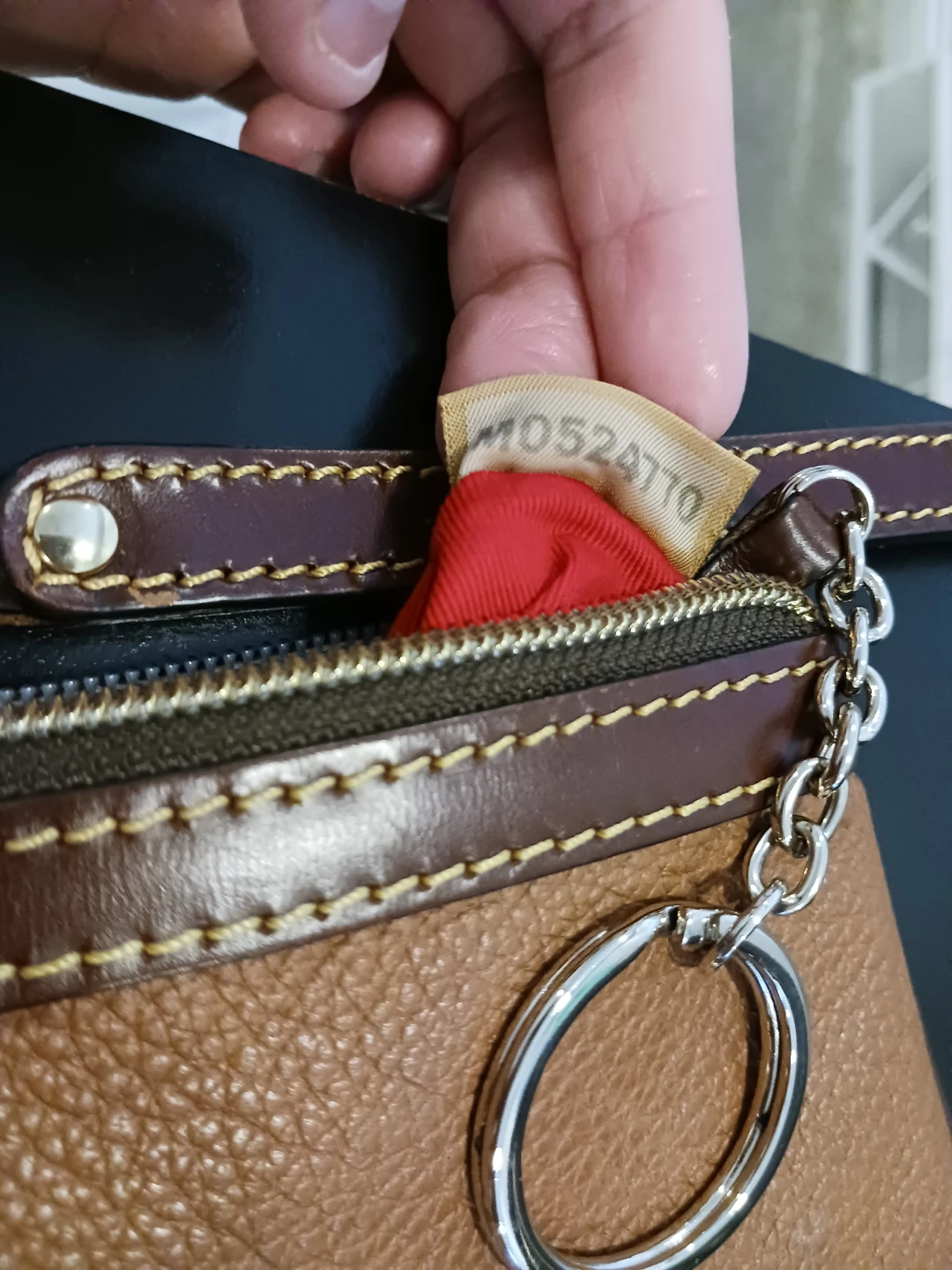 Dooney & Bourke Brown Leather Wristlet Pouch - photo 4