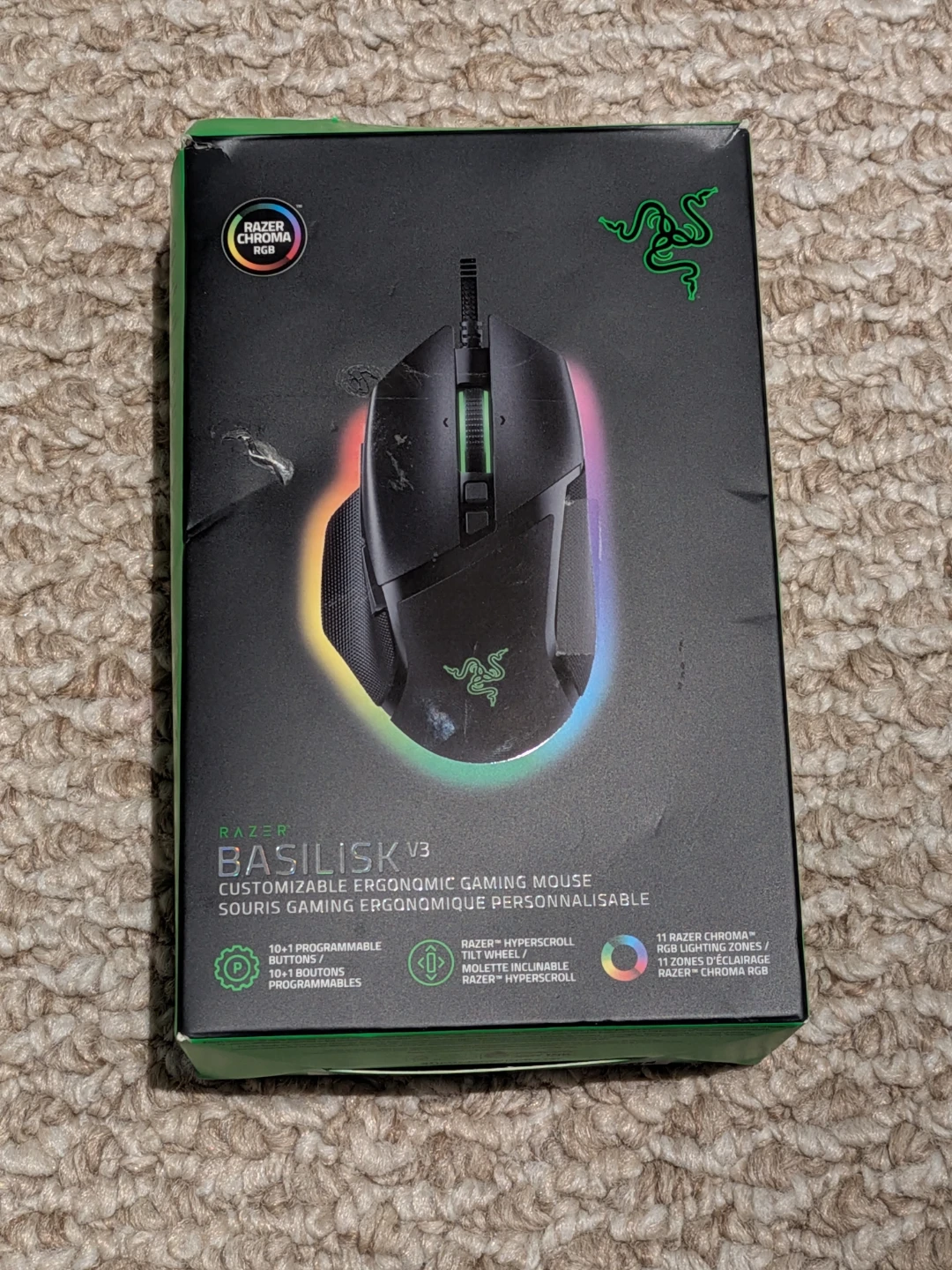 Razer Basilisk V3 Ergonomic Wired Gaming Mouse