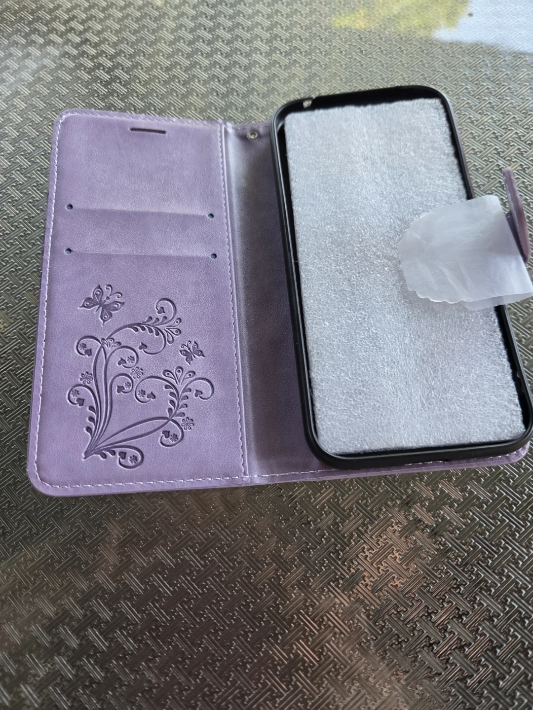 Purple Butterfly Wallet Phone Case - photo 2
