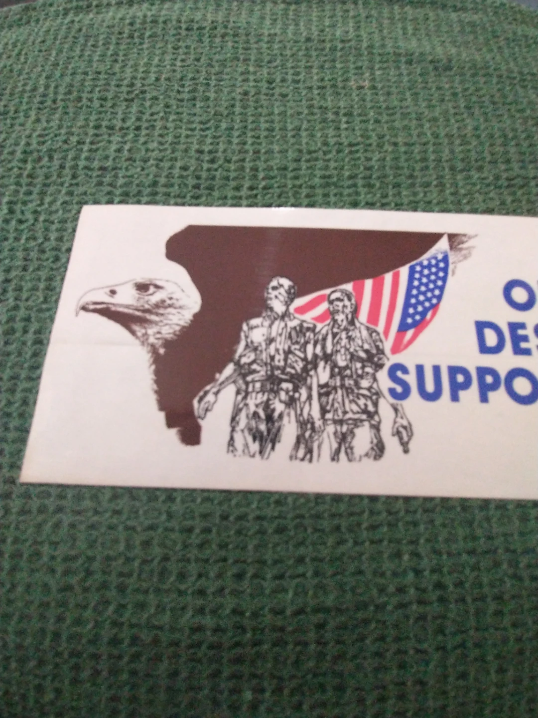 1991 Operation Desert Storm 10" Bumper Sticker #2 - photo 2