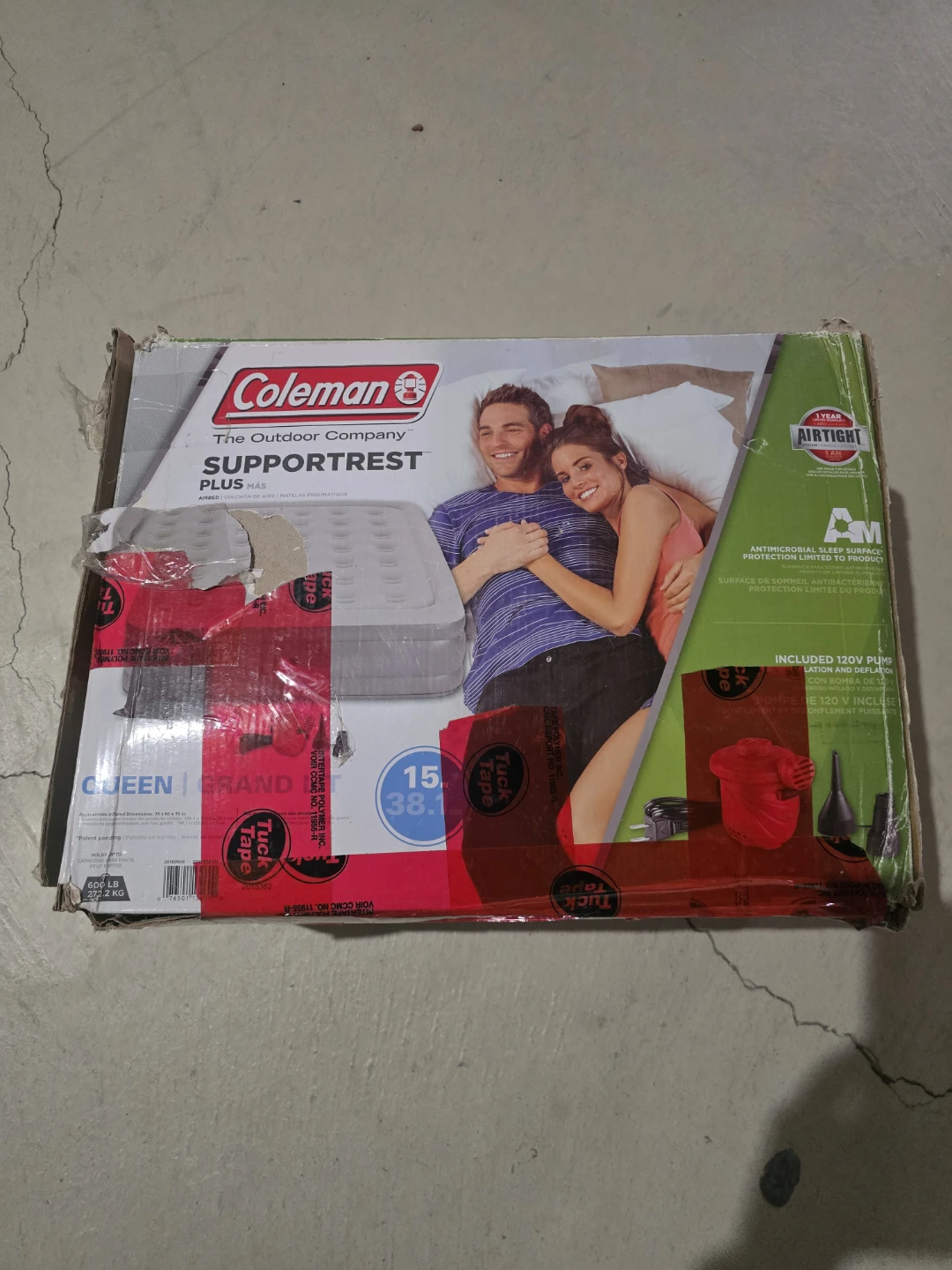 Coleman Supportrest Plus Air Mattress Queen
