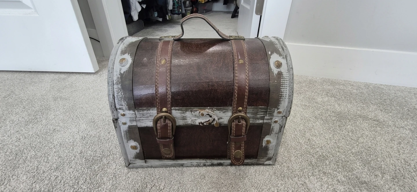 Decorative Wooden Treasure Chest Box