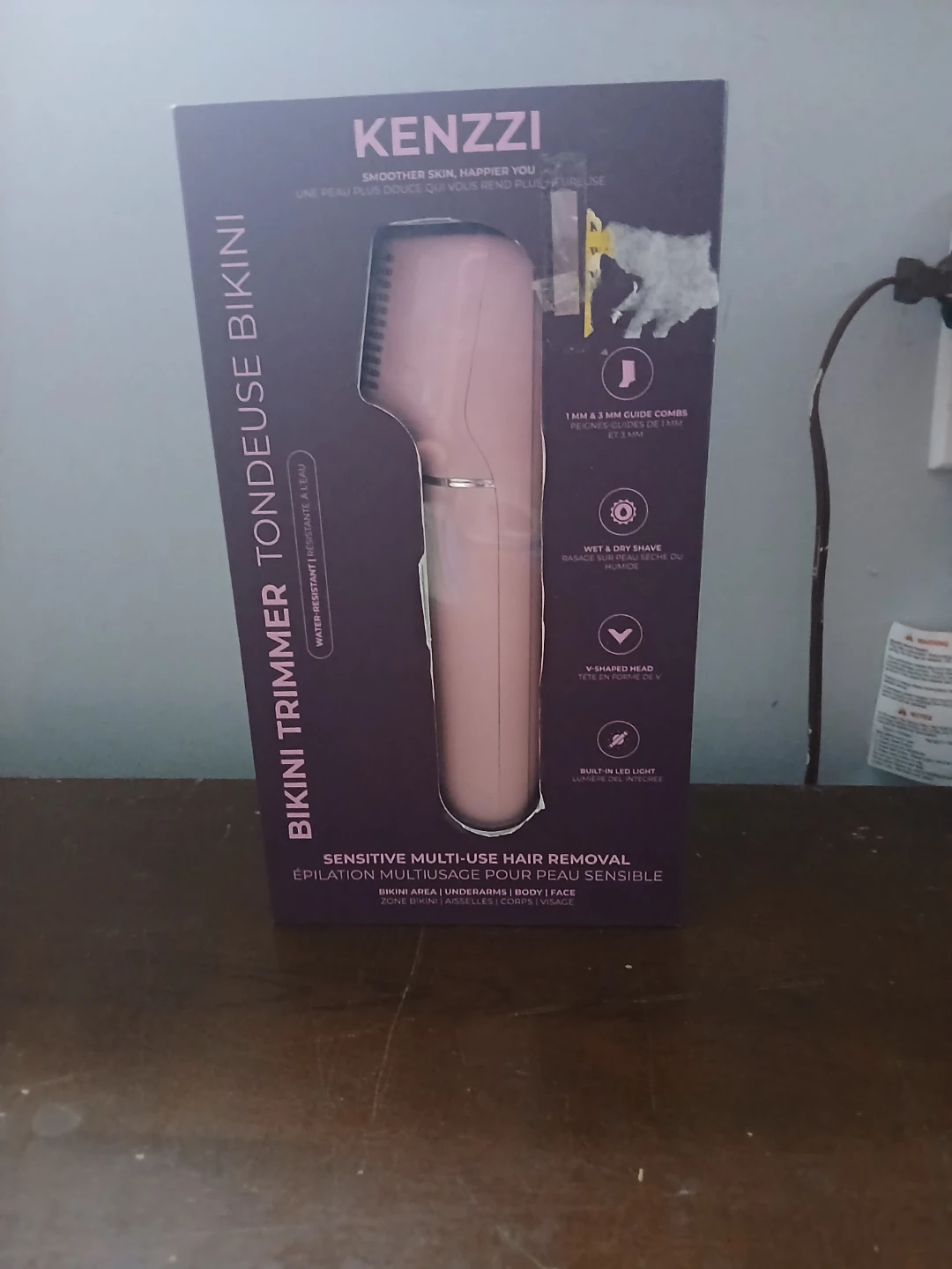 KENZZI Bikini Trimmer - Water Resistant Multi-Use Hair Removal