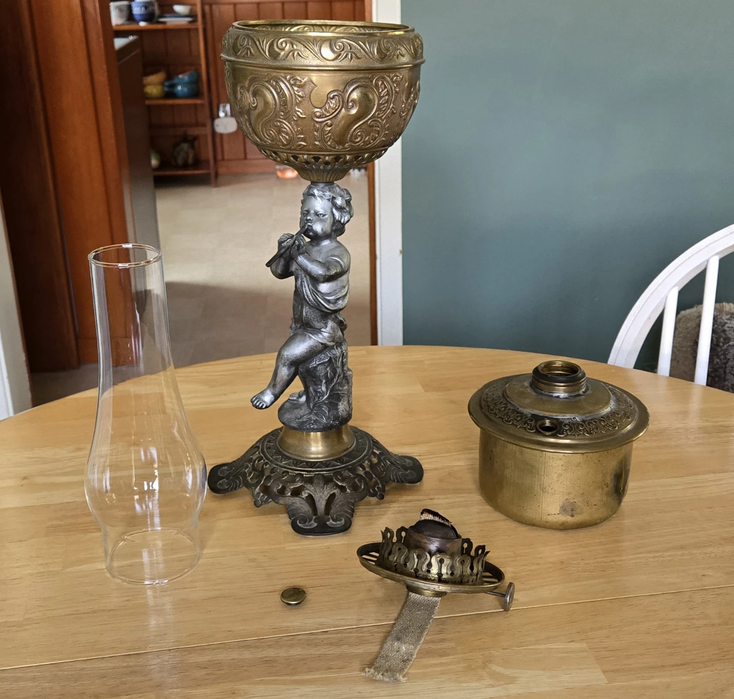 Antique Oil Lamp