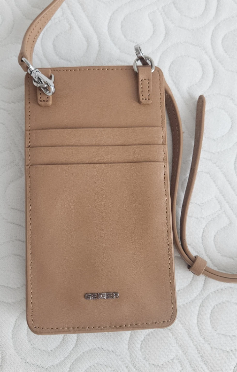 Geiger Tan Woven Phone Crossbody Bag - photo 2