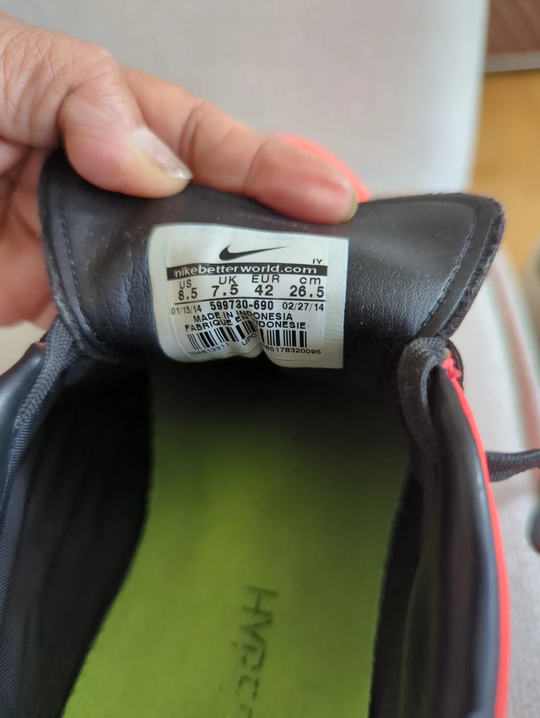 Nike Hypervenom Football Cleats - Size 8.5( For Free) - photo 2