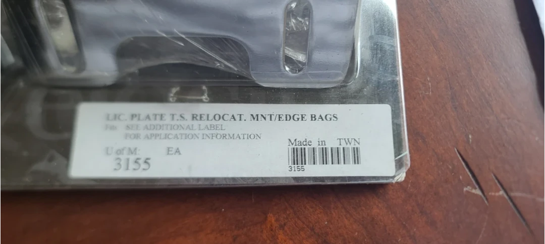 Harley Davidson License Plate T.S. Relocat. Mnt - photo 2