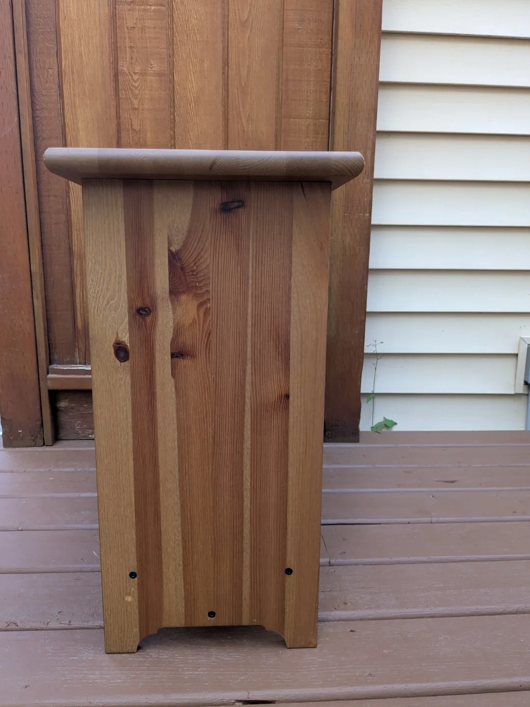 Wooden Side Table / Shelf Unit - photo 3