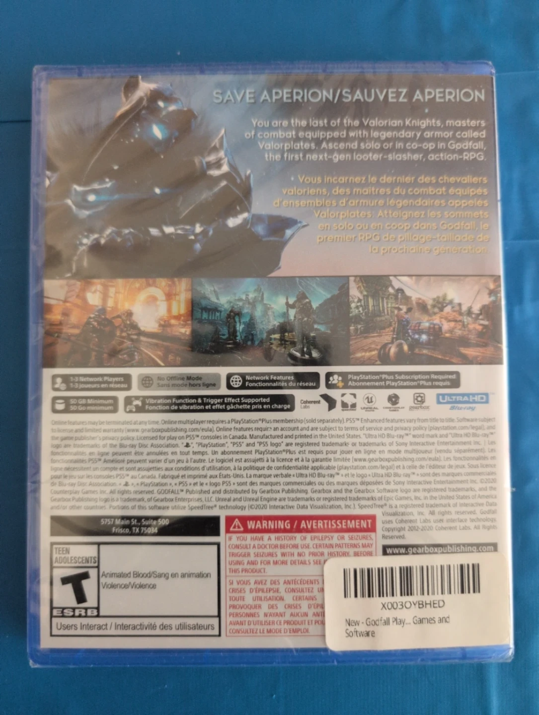 Godfall PlayStation 5 Video Game - photo 2