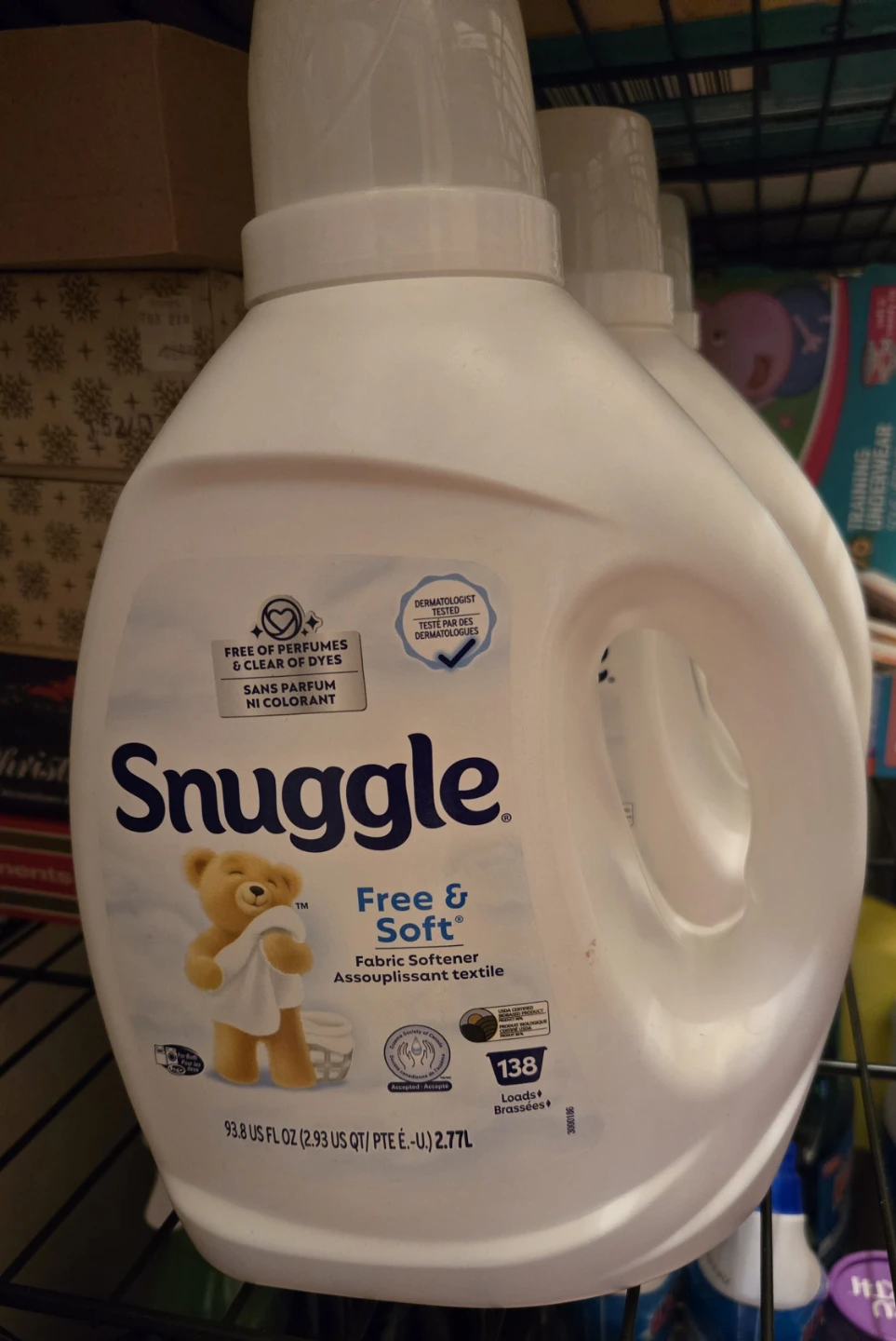 Snuggle Free & Soft Fabric Softener 2.77L