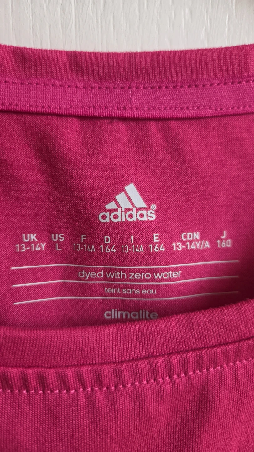 Adidas Climalite Pink T-Shirt - photo 3