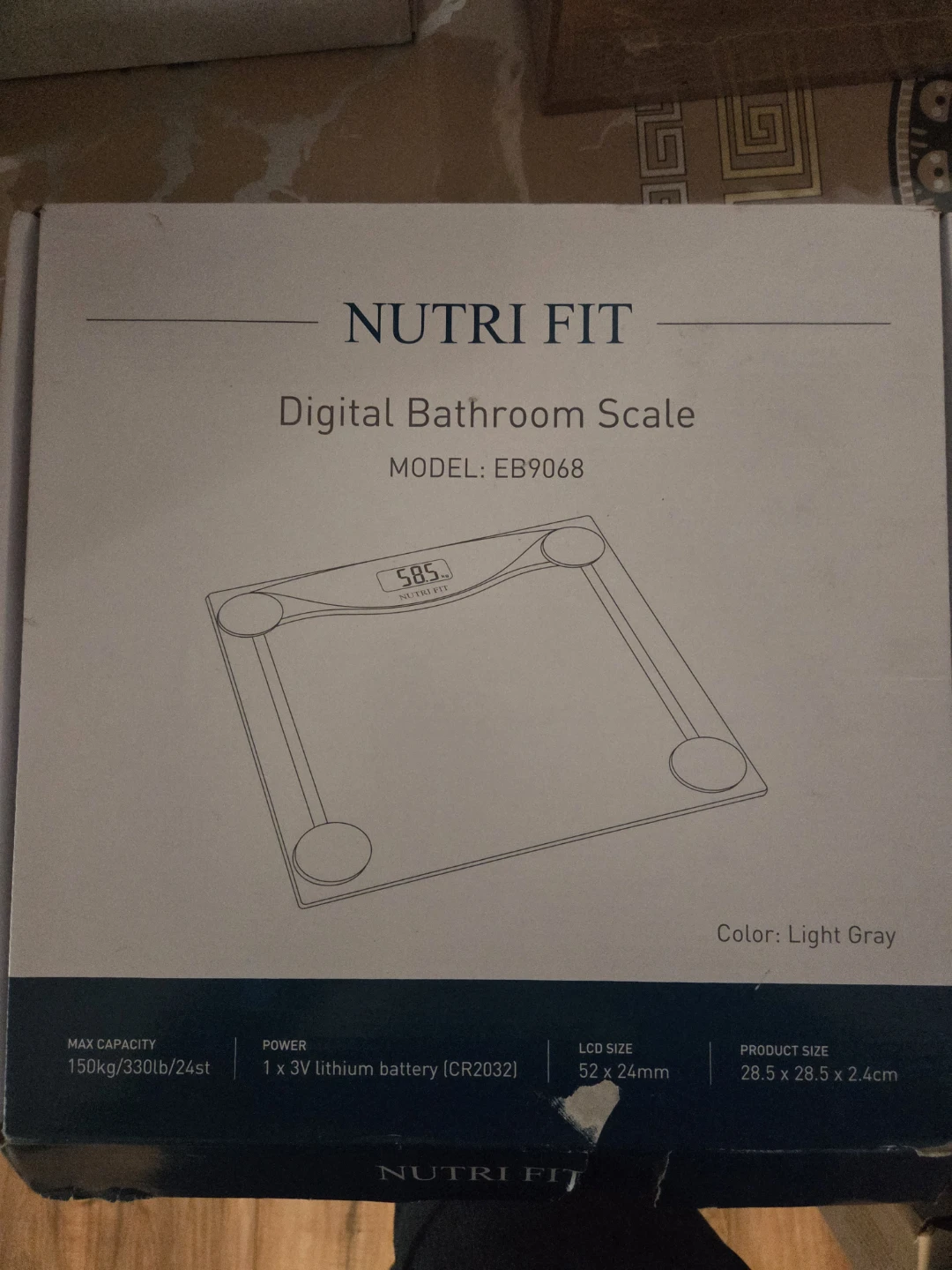 Nutri Fit Digital Bathroom Scale EB9068