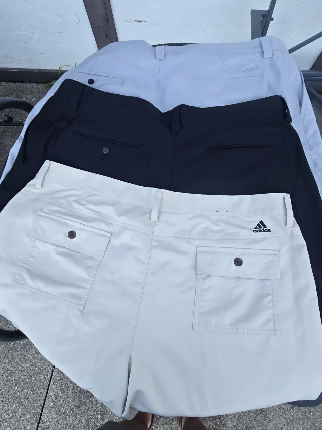 Men's Adidas Golf pants.  Climalite. 40x32. 3pair. EUC. - photo 2