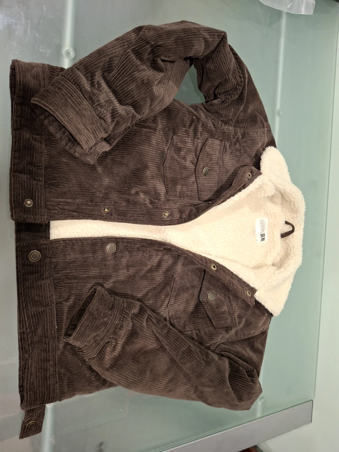 Survival Gear Corduroy Sherpa Lined Jacket
