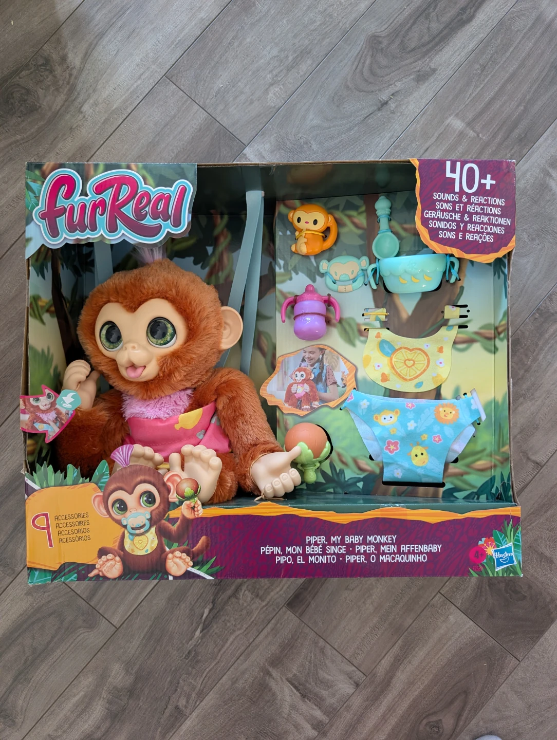 FurReal Piper My Baby Monkey Interactive Toy