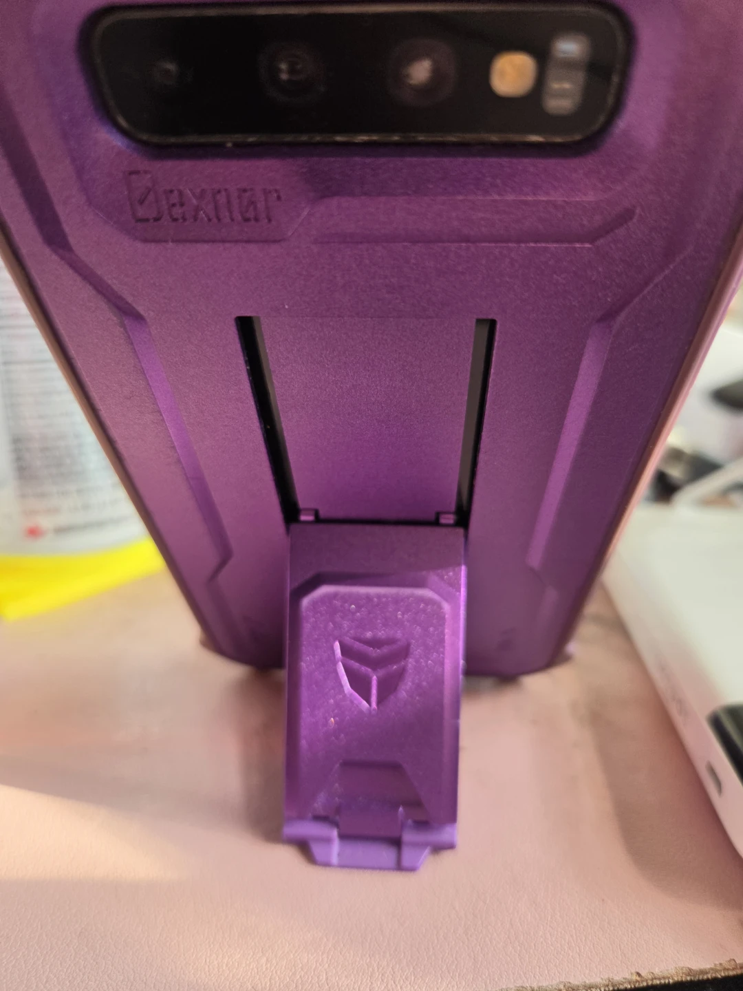 Samsung Galaxy S10 Phone with Purple Case - photo 2