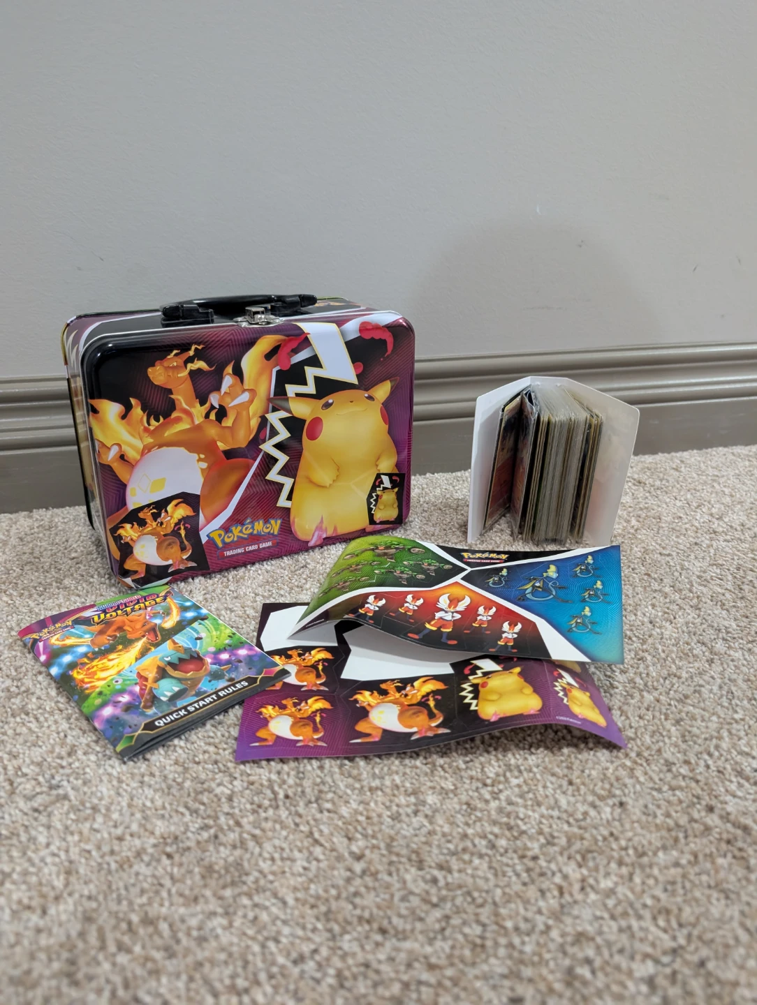 Pokemon Package (Cards, Case, Stickers)