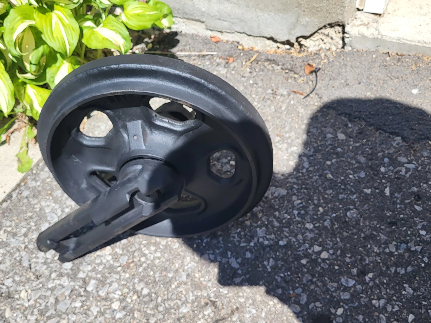 Heavy Excavator Track Wheel for Decor or Door Stop - photo 4