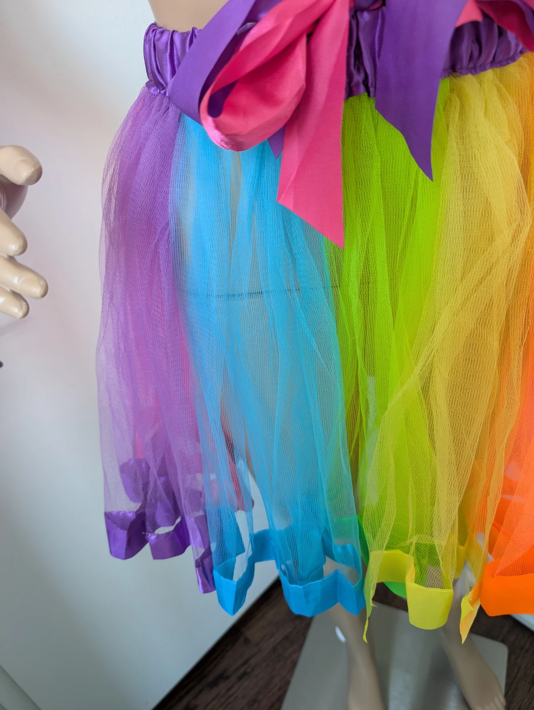 Rainbow Bundle - Tutu, Bracelets, Necklaces & Legwarmers - photo 2