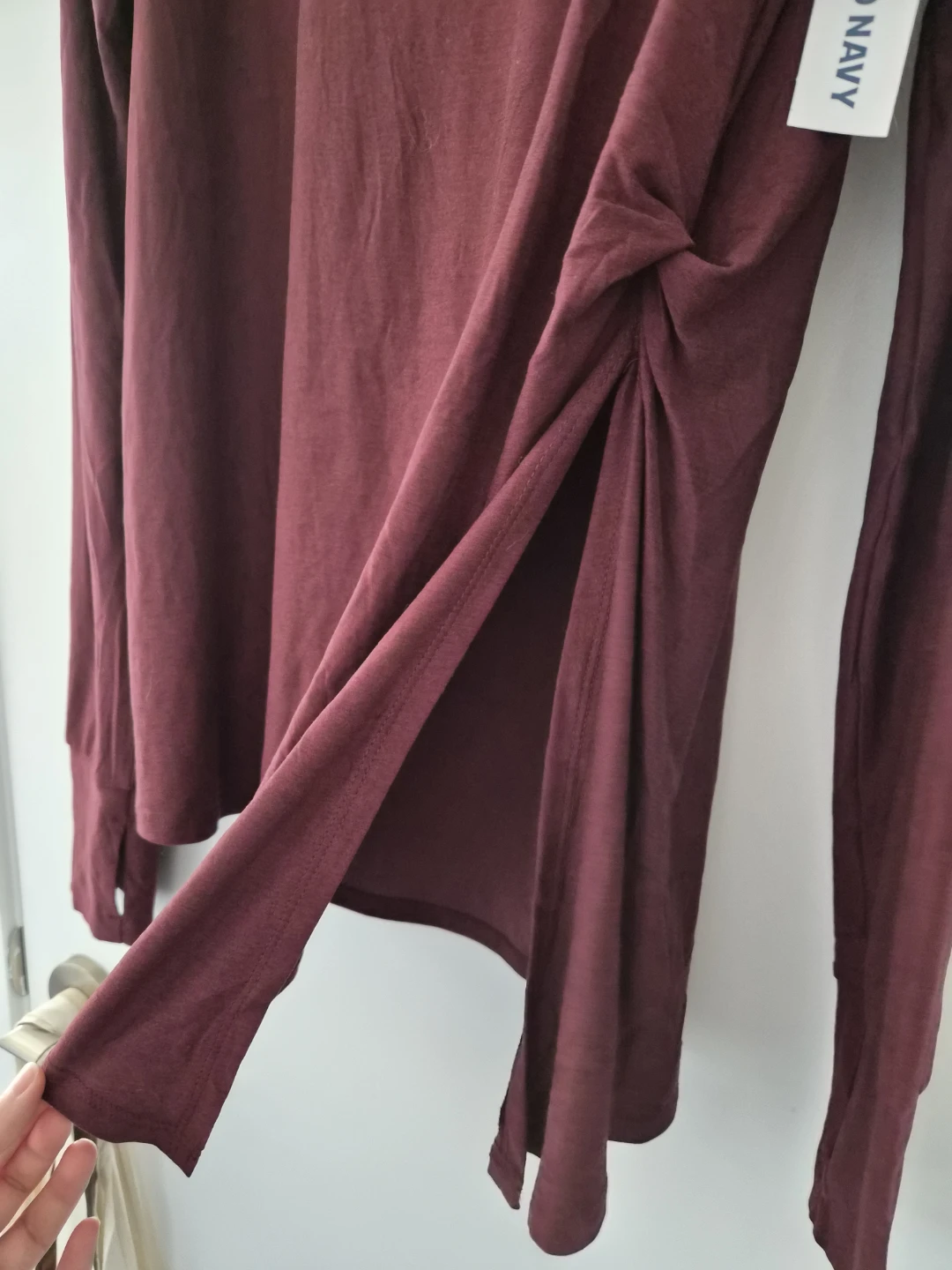 Old Navy Long Sleeve Twist Hem Top - photo 2