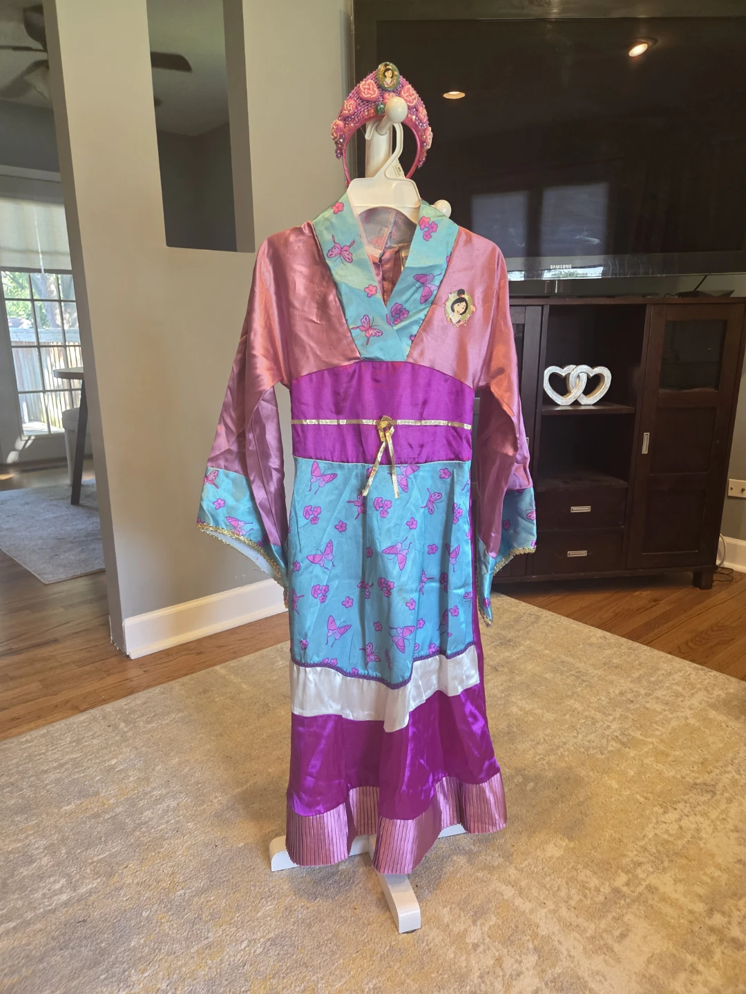 Disney Store Mulan Costume Dress Size 7/8